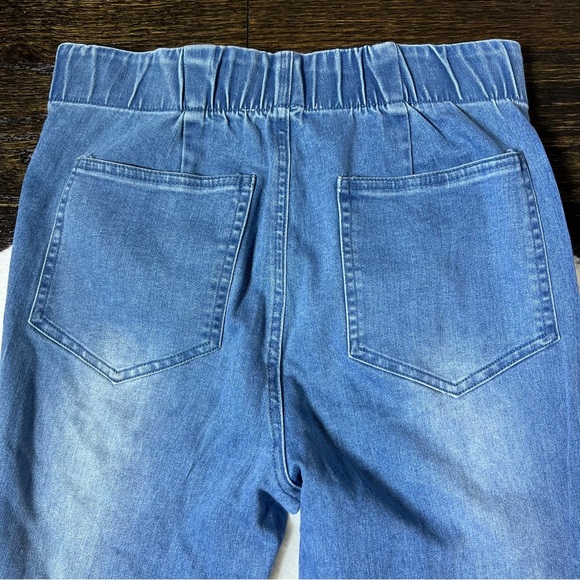 Newbury Kustom Ripped Bellbottom Flare Jeans Size 29 - Picture 6 of 9